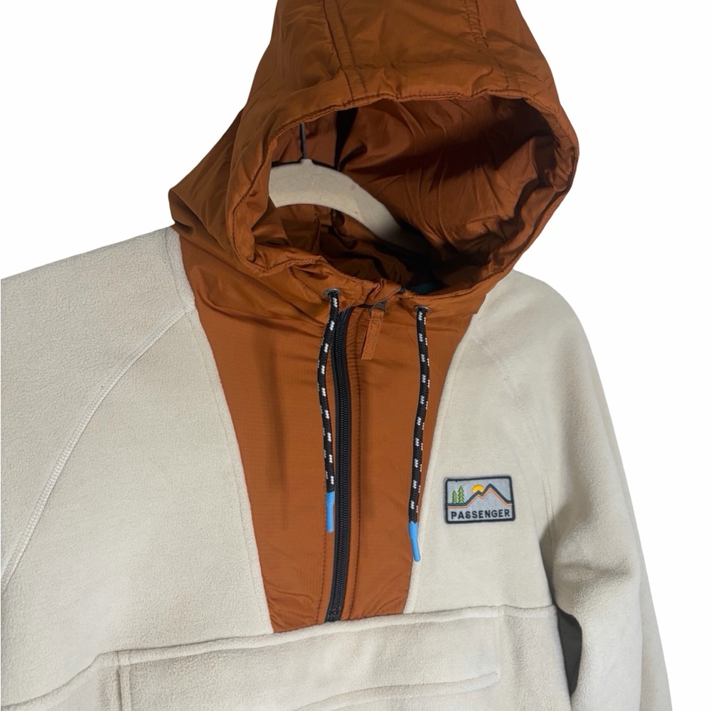 Passenger Alexander Recycled Polar Hooded Fleece Pullover XL Outdoor Cabin UK